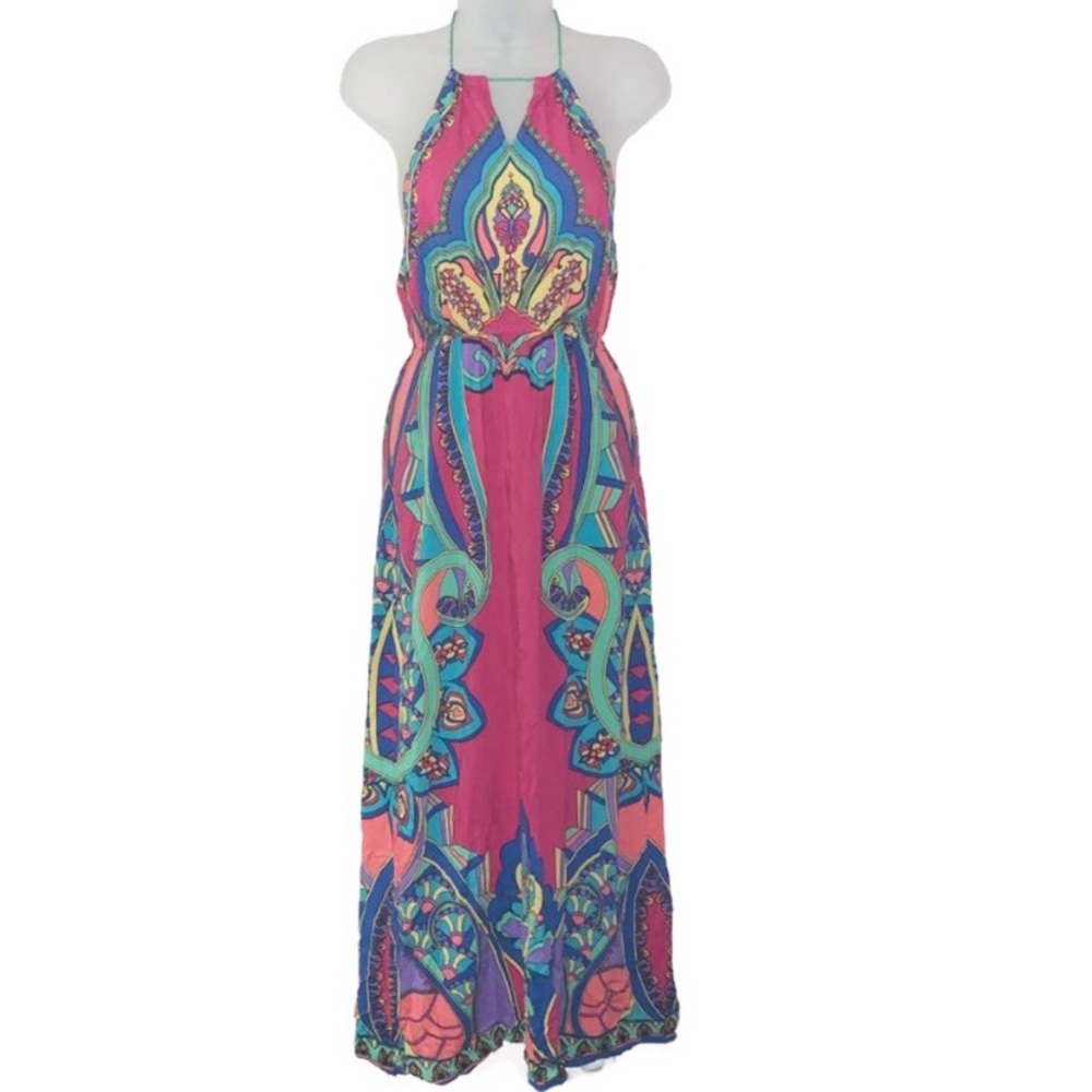 Flying Tomato halter maxi dress